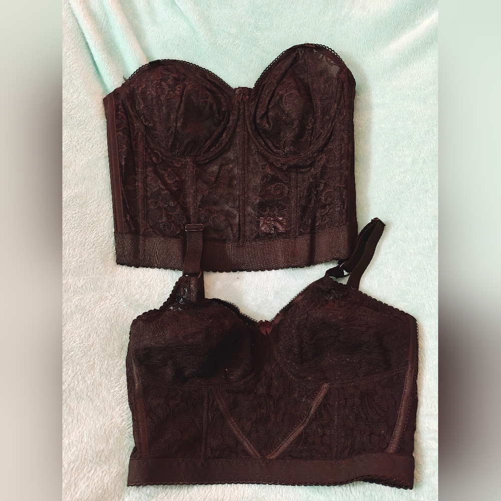 Goddess Black Lace Bra Set